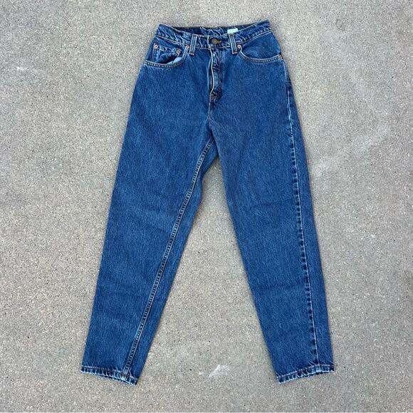 Vintage 90s Levi’s 551 relaxed fit tapered leg jeans Women’s 4 Short - Picture 3 of 8